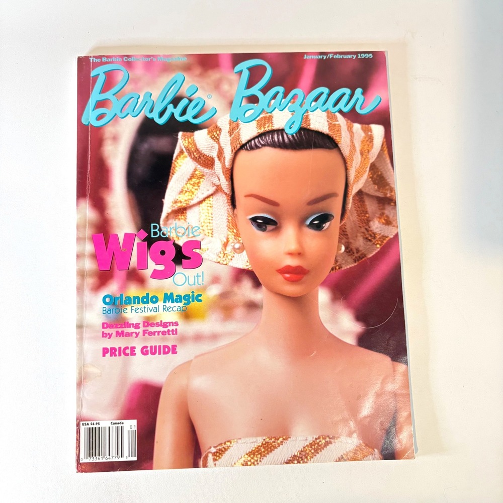Barbie Bazaar Magazine Jan/Feb 1995 Price Guide Wigs Out Orlando Magic Festival